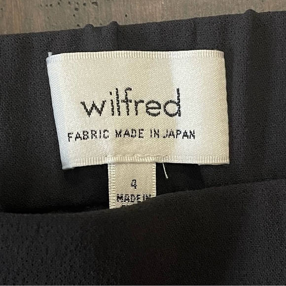 Wilfred Allant Gray Straight Leg Pull On Pants Size 4 - Picture 3 of 7